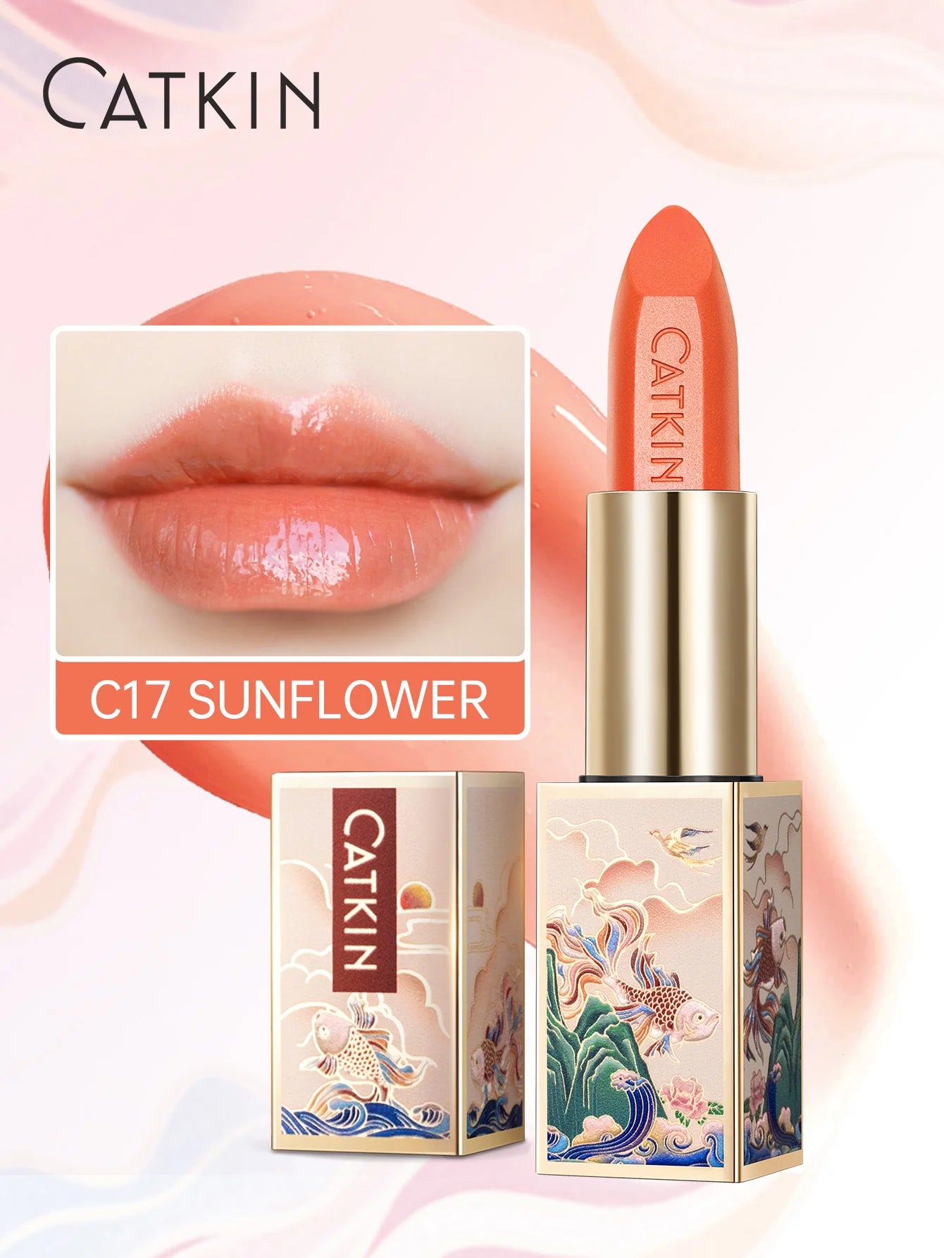 CATKIN SPARKLING LIP BALM MOONLIGHT COLOR-CHANGING LIP STICK - NEW SERIES