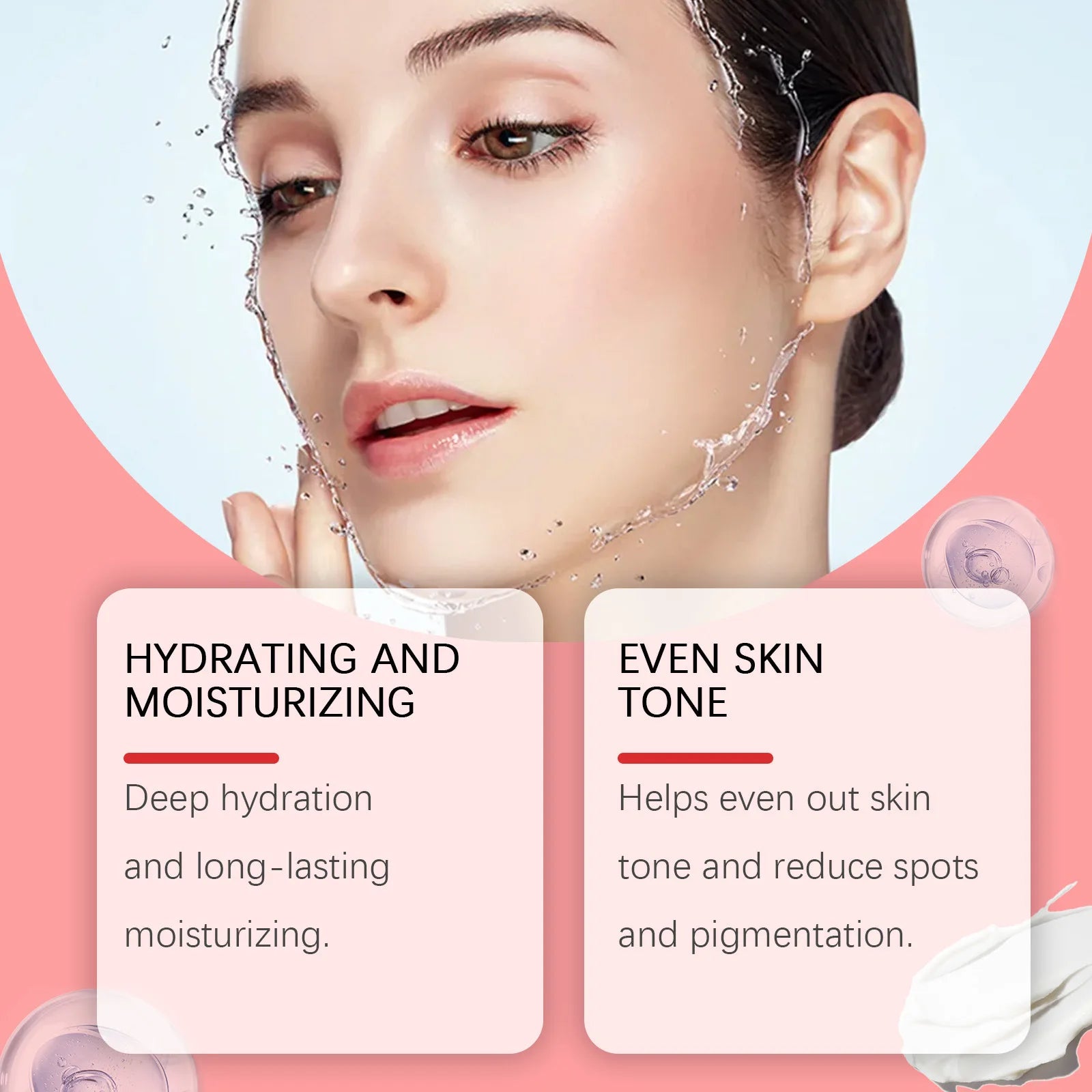 Brightening Face Cream Fade Blemish Glowing Moisturizing Firming Lightening Dark Rejuvenating Hydrating Korean Skin Care Product