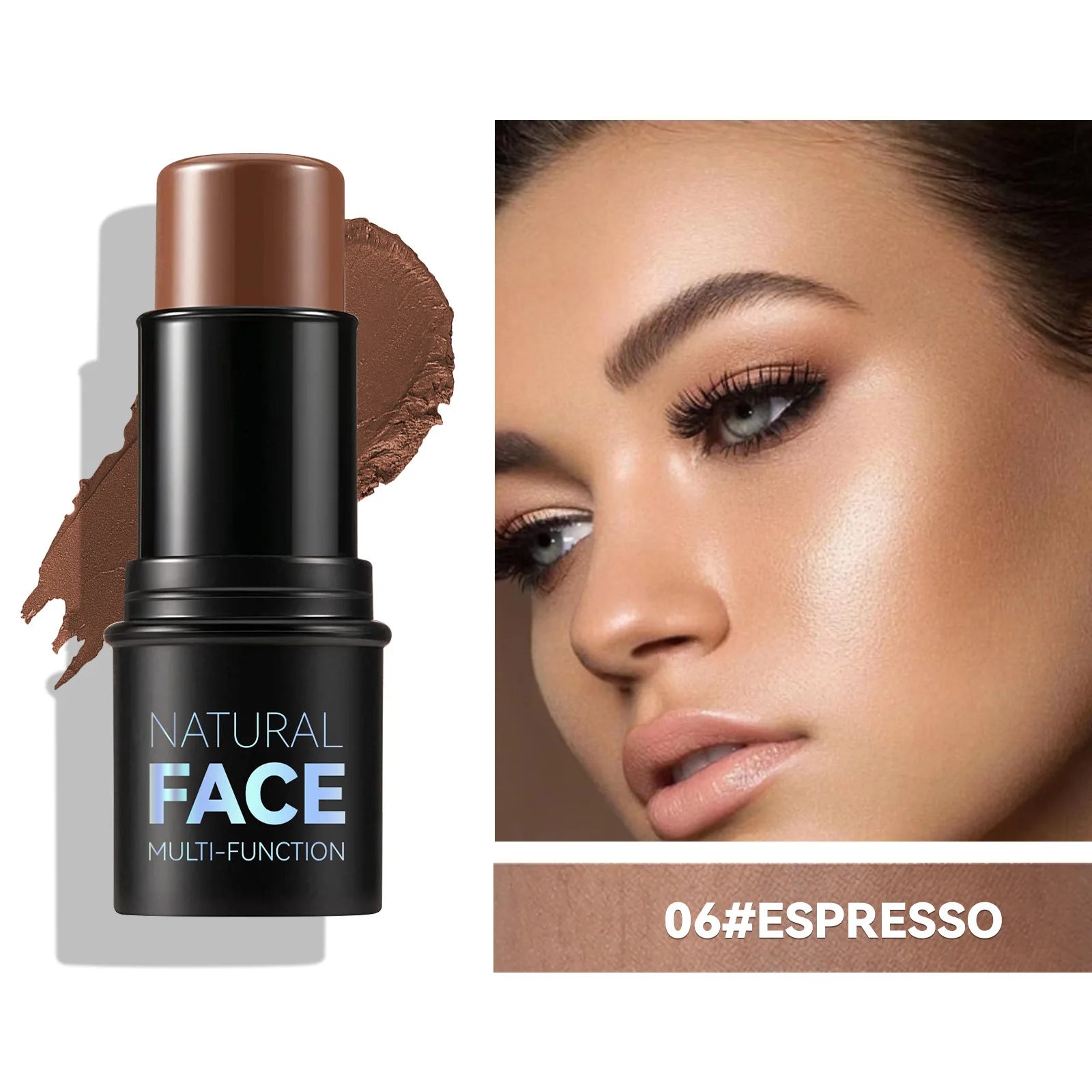 Multifunctional Highlighter & Blush Contour Stick | 3D Face Sculpting, Brightening & Enhancing Skin Tone | Easy-to-Apply Makeup