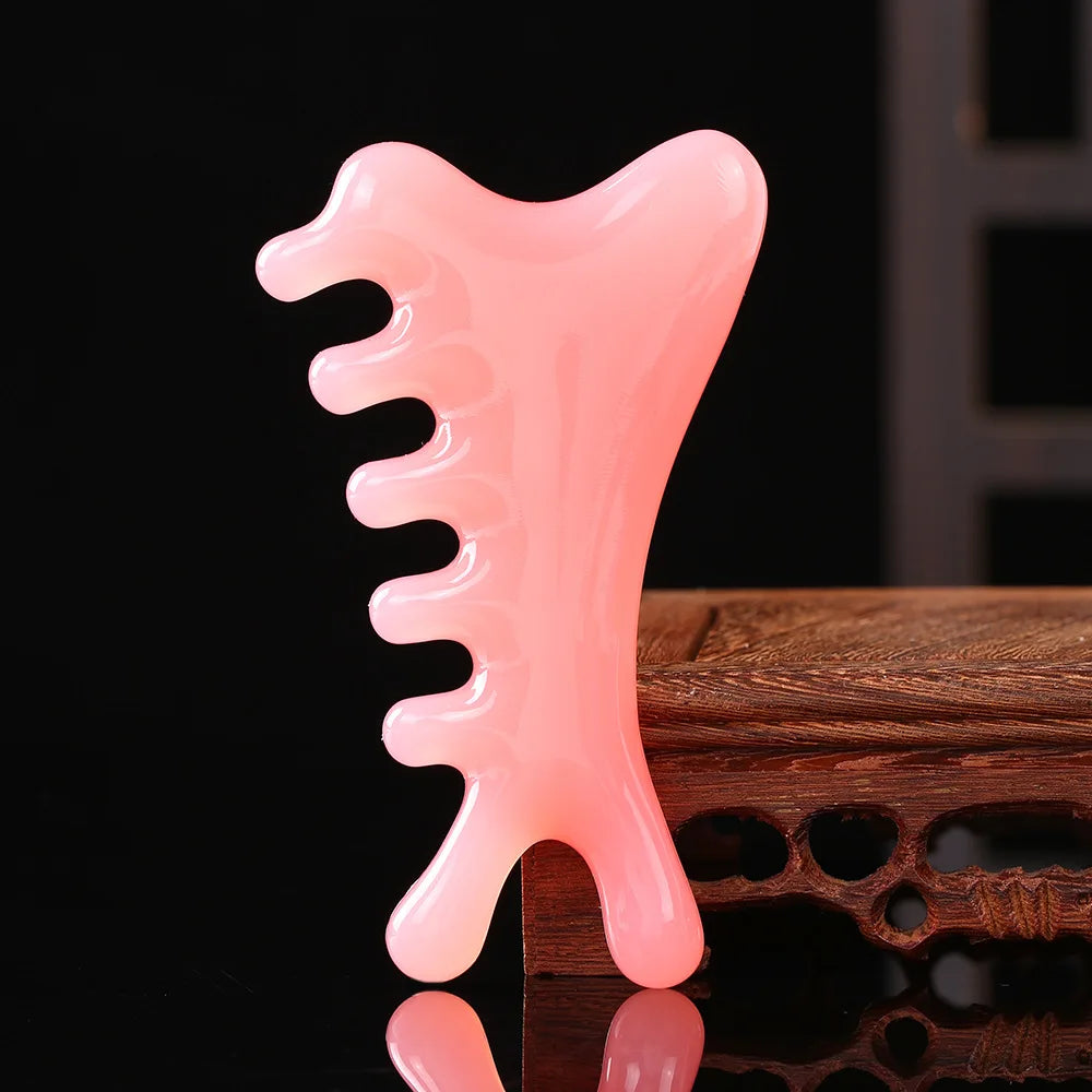 Guasha Beautiful Massage Beeswax Scraping Massage Scraper Face Massager Acupuncture Gua Sha Eye Face Board SPA Massage Tool