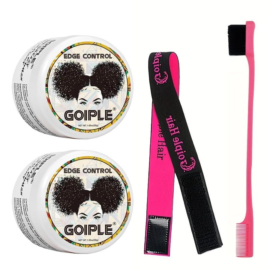 GOIPLE 30G Edge Control for 4C Curls Hair Styling Cream Tames Broken and Fix Bang Pomade Mini Small Hair Gel - BlissFully