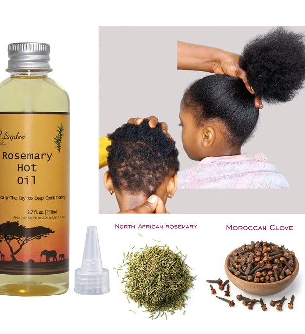 One Touch to Gorgeous 110 ml African Rosemary＆ Cloves Hot Oil  Accelerate the Scalp to Deliver More Nutrients to Hair Follicles