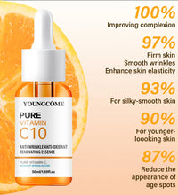 Vitamin C Facial Essence Hyaluronic Acid Dark Skin Brighten Serum Fade Fine Lines Moisturizing Repair Dull Serum Face Skin Care - BlissFully
