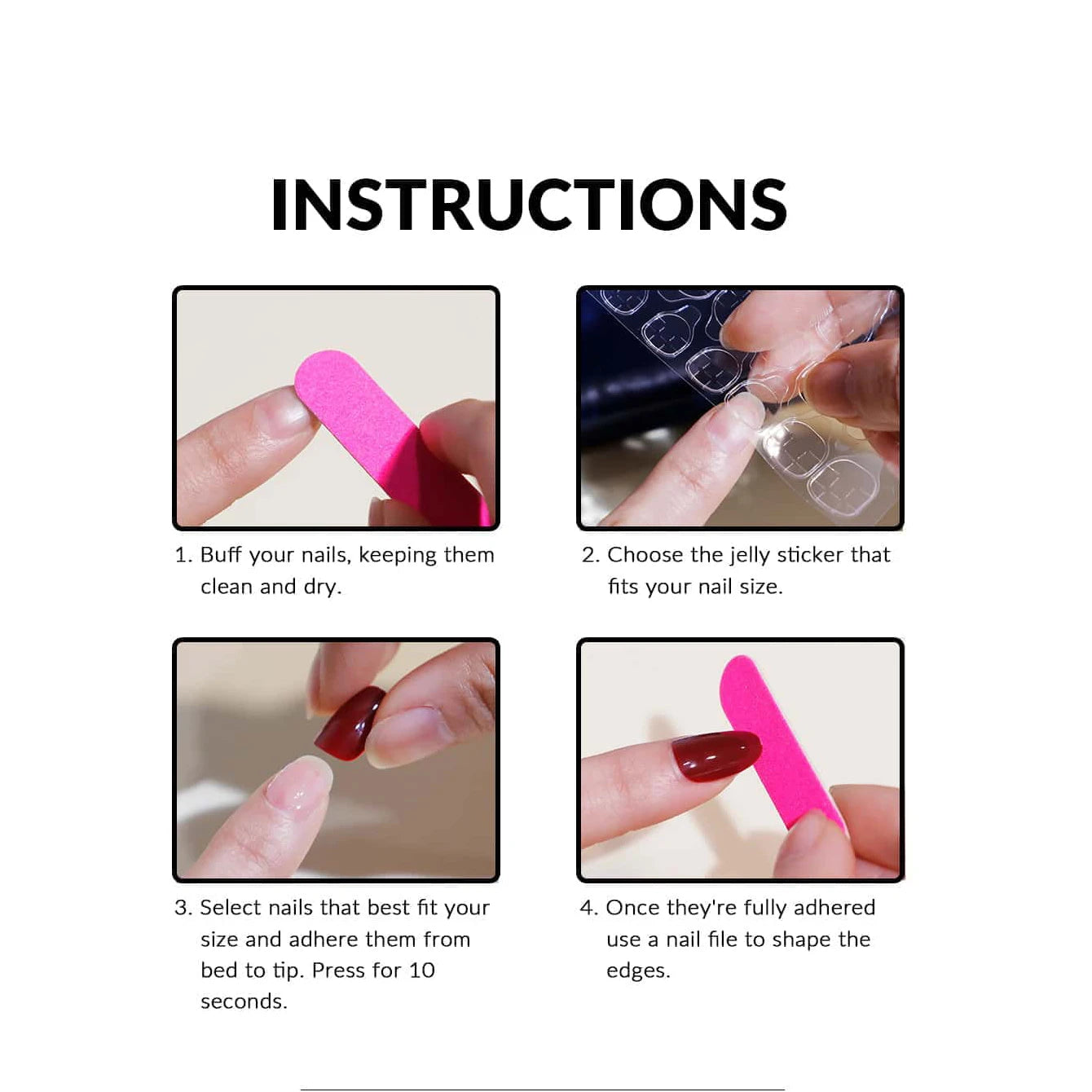 24PCS Rectangular false nails, snowflake striped gingerbread Design, Christmas False Nails, Acrylic Artificial Rubber Nails