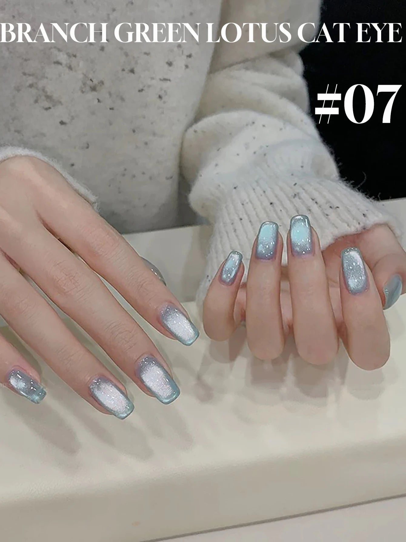 1-21pcs WS Japanese style Sparkling White Gel Nail Polish Fine Sparkling Pink Glitter Cat Eye Nail Gel Nail Art Home DIY