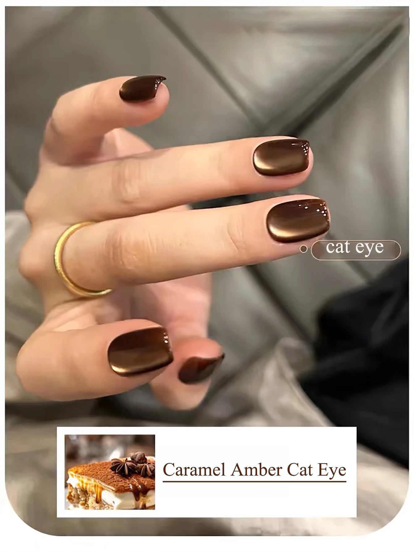 WS Black Glass Cat Magnetic Gel Nail Polish Punk Style Nail Art Manicure Varnis Semi Permanent Gel for Winter Nail Supplies