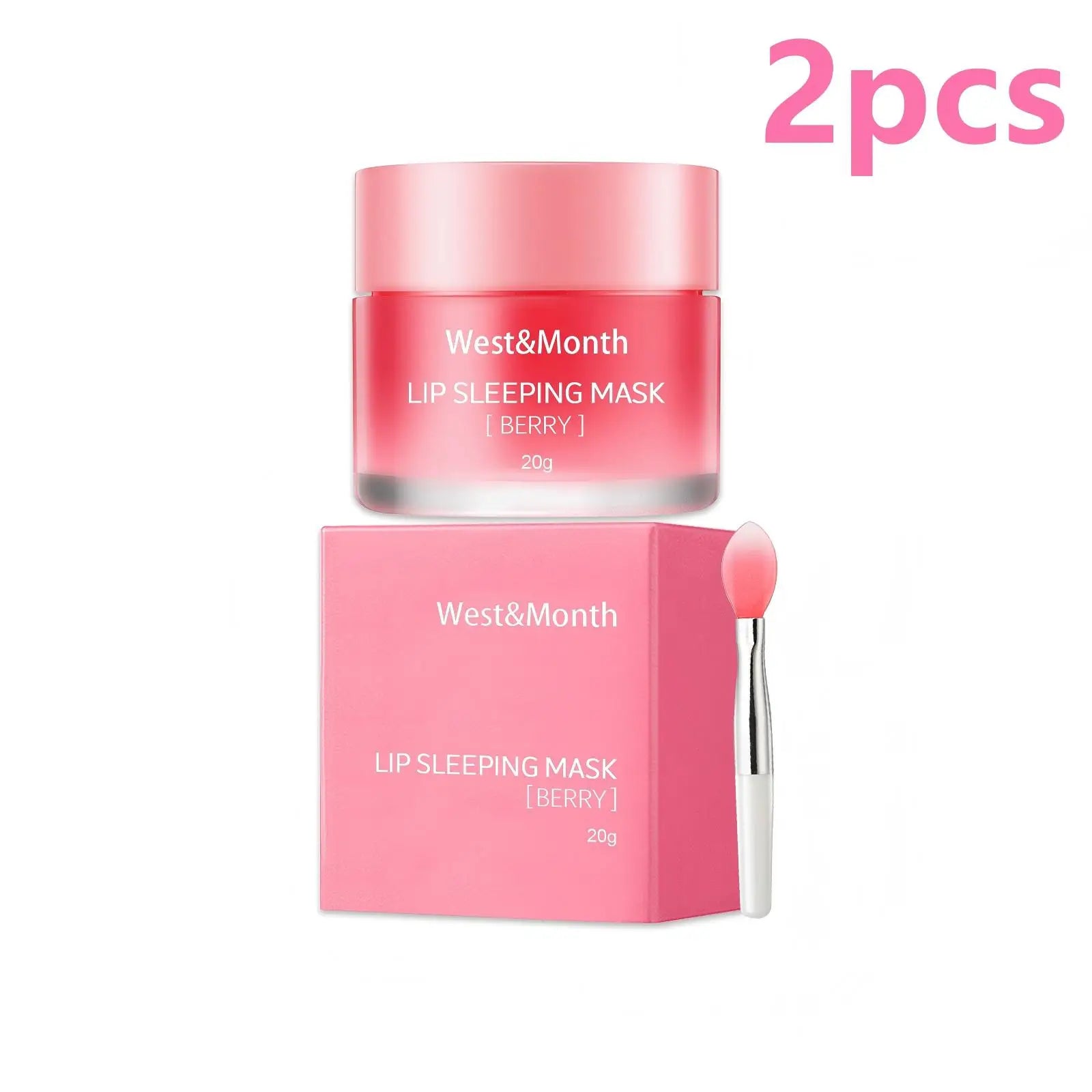 West&Month Lip Sleeping Mask Soften Cracking Lip Dead Skin Remover Dry Lips Treatment Exfoliant for Lips Nourish Jelly Lip Mask