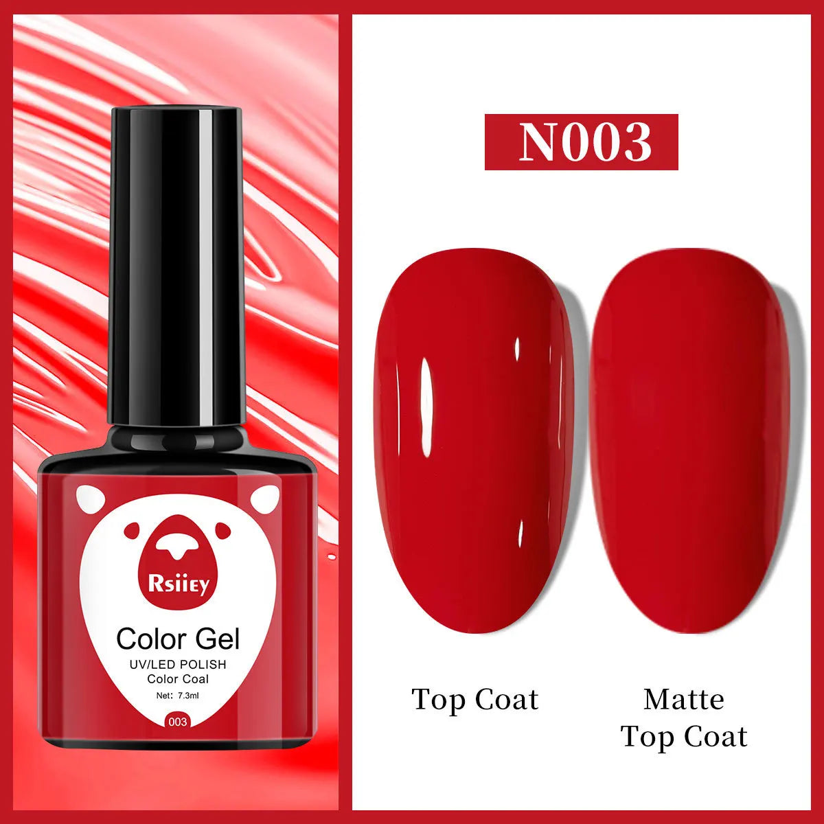 1pcs 7.3ml White Gel Nail Polish French Manicure Gel Polish Semi Permanent Soak Off UV Gel Varnish Base Top Coat Winter Nail 105