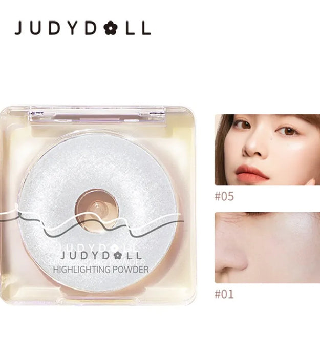 Judydoll Starlight Highlighting Powder Makeup Glow Face Contour Shimmer Water Light Highlight Pallete Illuminator Cosmetics