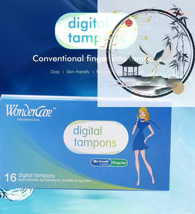 16Pcs/Box Super Absorbency Regular Cotton Tampons Women Menstruation Protection