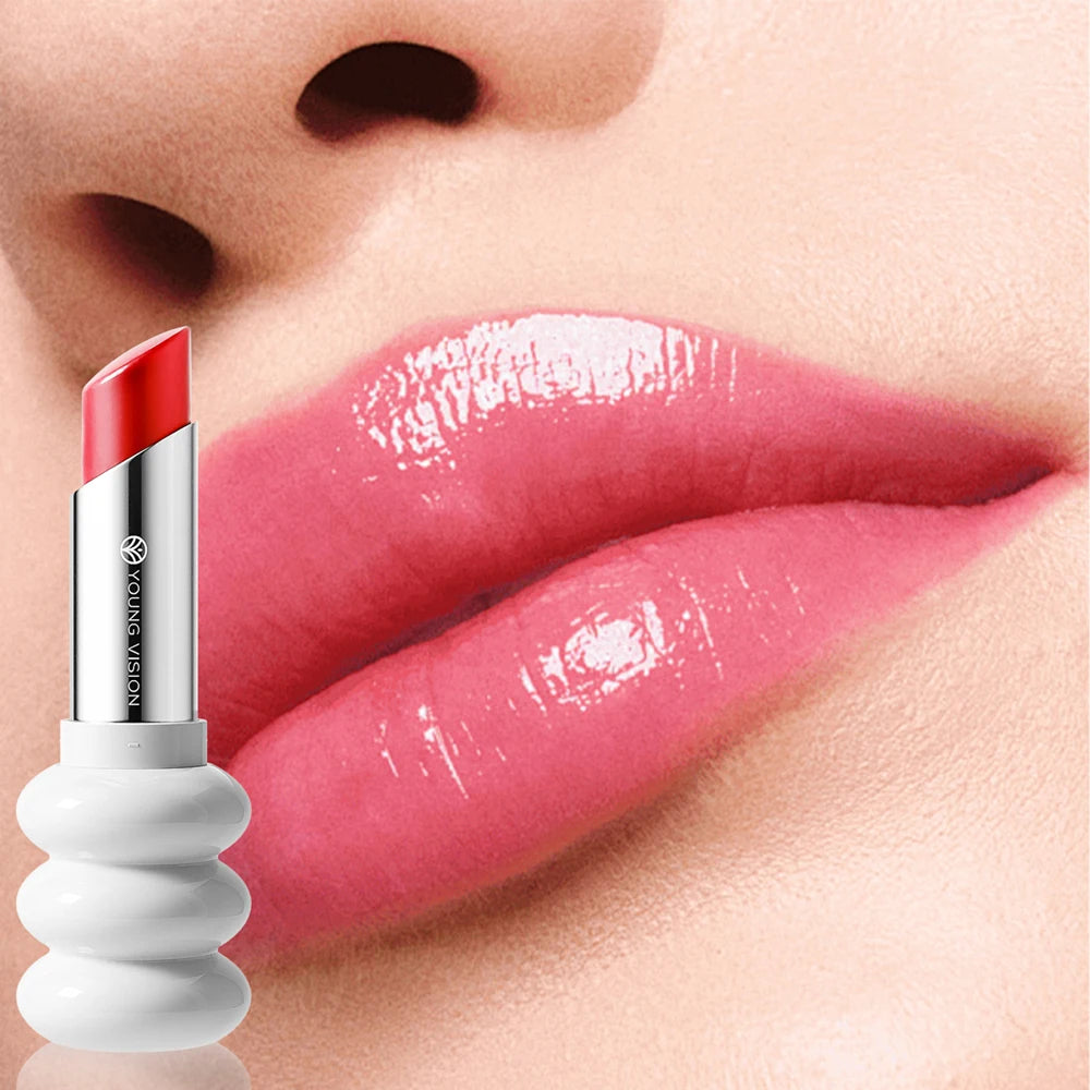 YOUNG VISION 6 Colors Fine Shimmer Nourishing Light Lipstick Long Lasting Colors Easy to Apply Lip Moisturizing Lipstick