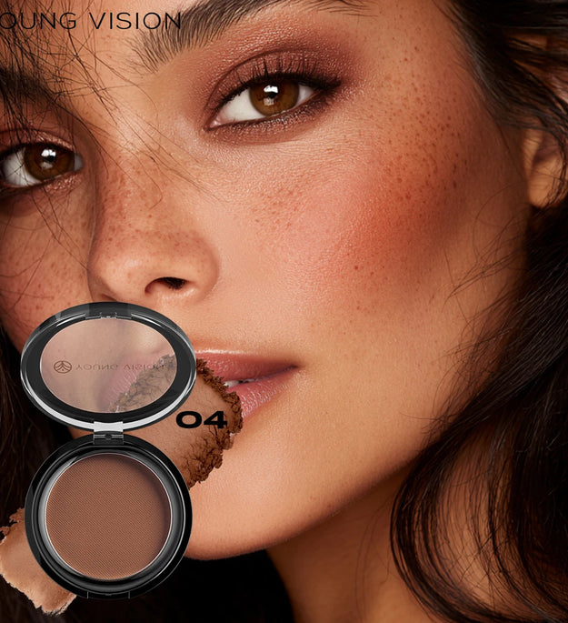 Silky Matte Bronzer Setting Makeup Contour Powder Long lasting 3D Face Shaping Concealer Deep Contouring Nose Shadow Palette
