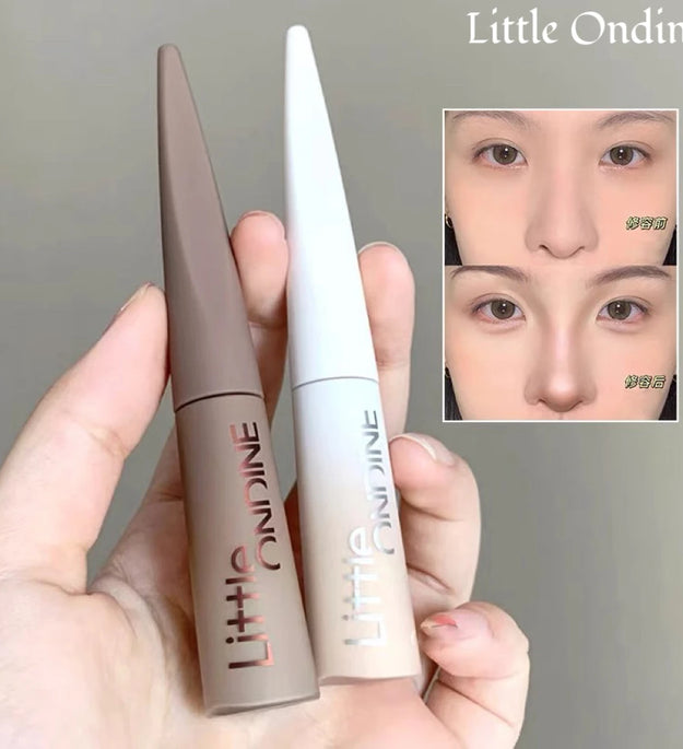 Little Ondine Liquid Contouring Concealer High Gloss Stick Refinish Brightening Matte Shadow 3D Nose Tear Groove Lying Silkworm