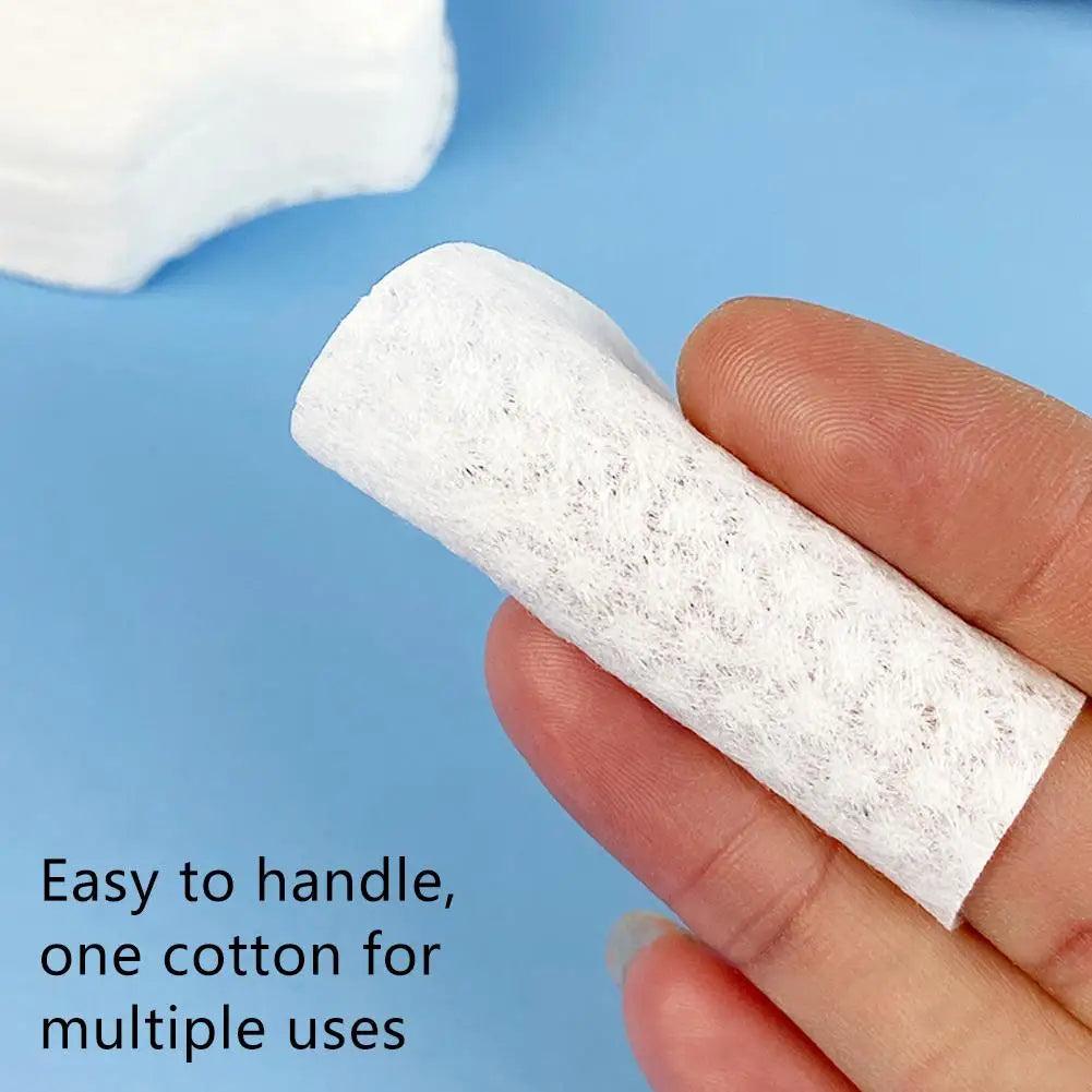 300/600/1200Pcs Pearl Pattern Makeup Remover Cotton Facial Cleaning Thick Cotton Pad Women Travel Makeup Remover For Dry Wet Use