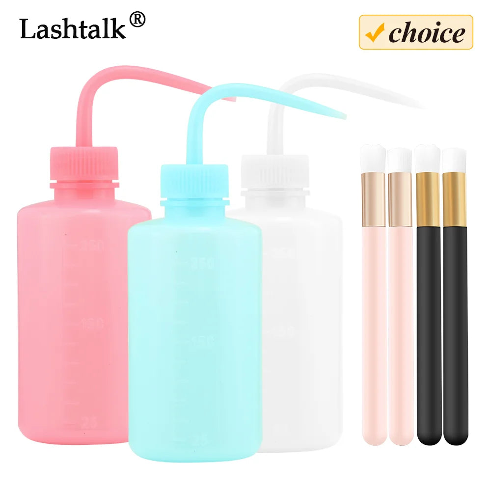 Lashtalk Mousse Clean Brush Bottle Eyelash Extensions Makeup Tools Fake Lash Shampoo Brush Washing Skin Care Beauty Health - BlissFully