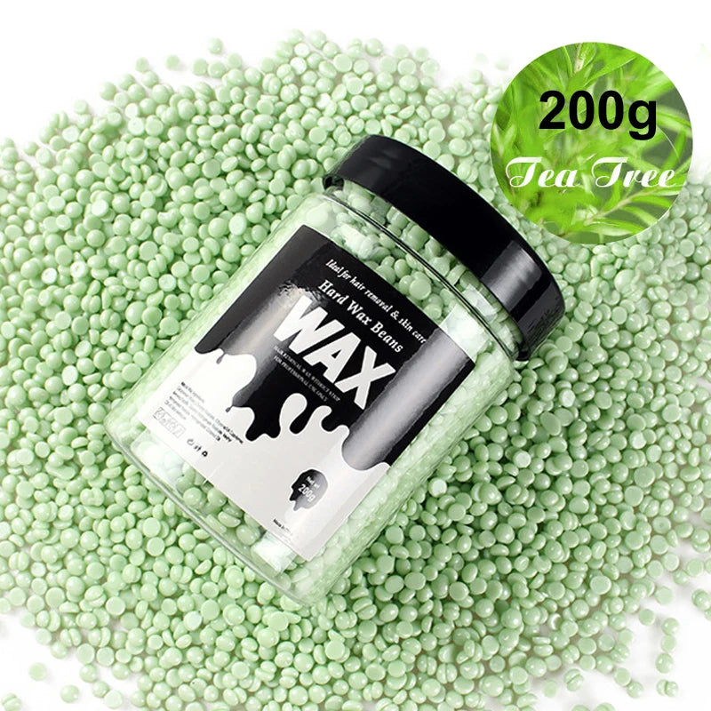 200g/400g Depilatory Wax Beans for Heating hard Wax Machine Hot Film Painless Waxing Beads Bikini Face Legs Body Hair Removal
