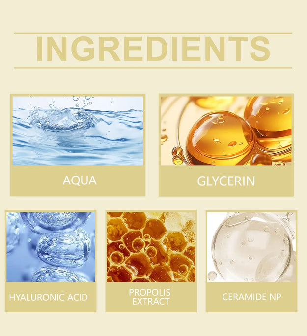 Hoygi Honey Ceramide Toner Hydration Boost Skin Barrier Repair Soothing Fast Absorbing Non-Sticky All Skin Types