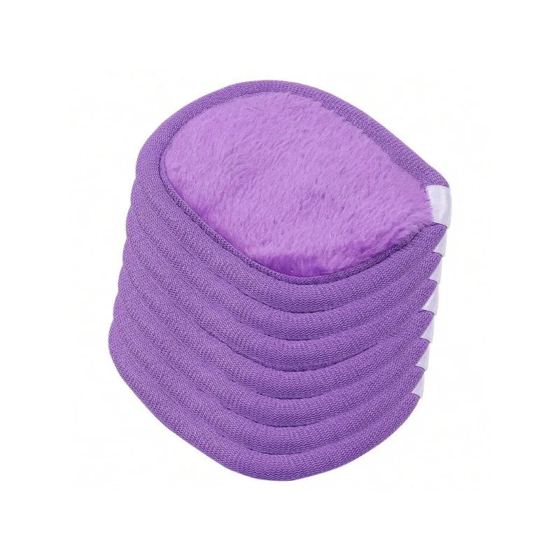 5 pcs Makeup remover facial cleansing tools Reusable Makeup Remover Pads Microfiber Facial Cleansing Cloths For Face, Eye, Lip