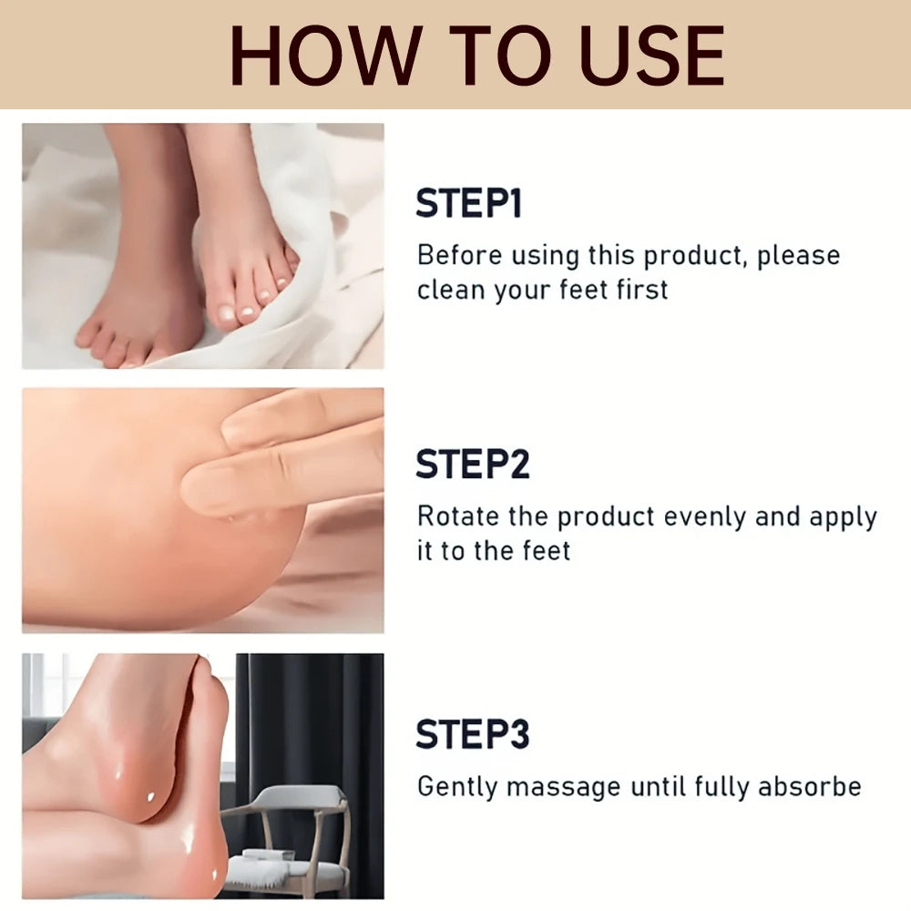 SUYARUN Coconut Foot Balm Stick for Cracked Heels Repair, Moisturizing Heel Care, Hydrating & Portable Dry Skin Treatment.