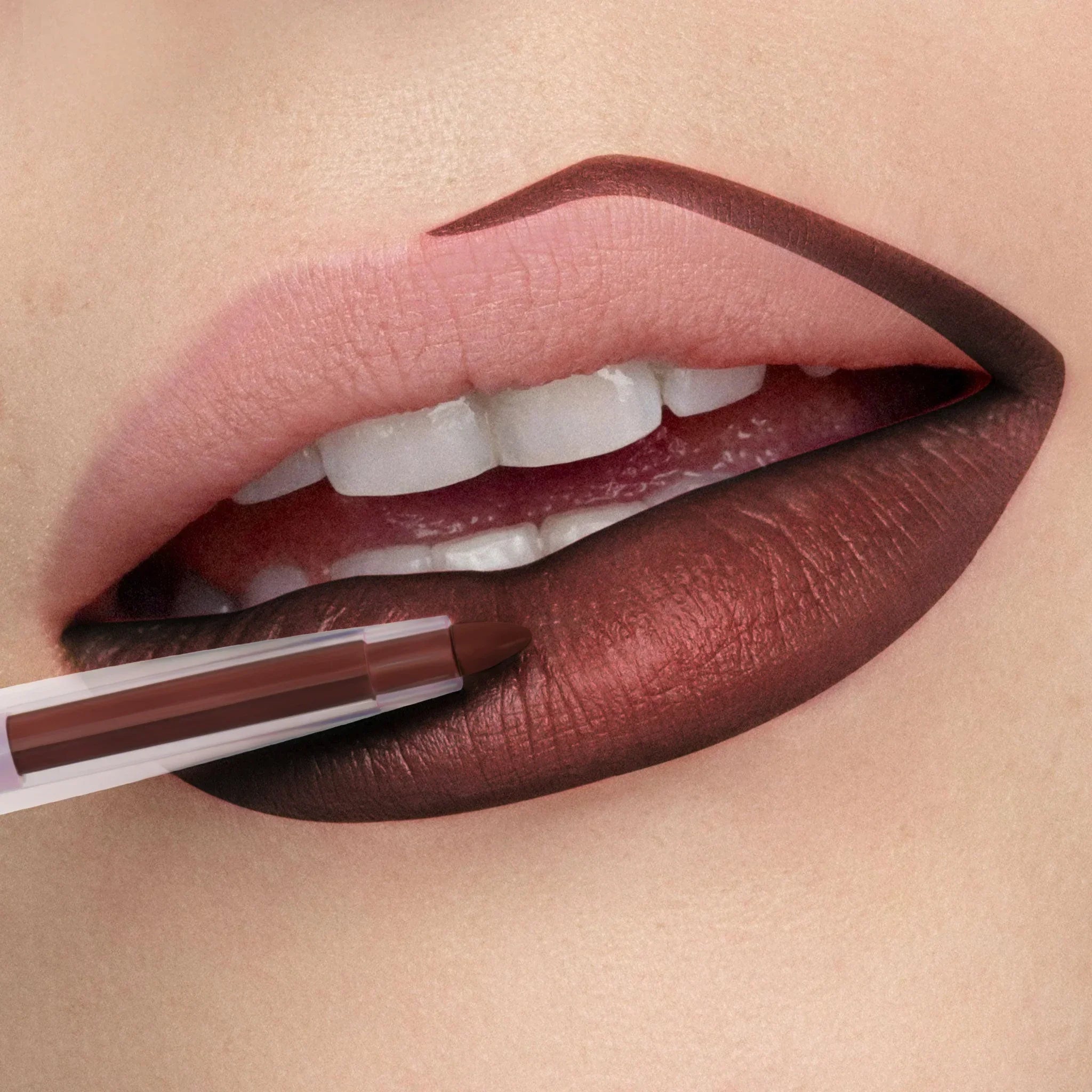 Nude Pink Purple Lip Liner Long Lasting Matte Lipstick Pencil Lips Outline Makeup Crayon Stick Lip Tint Line Cosmetic