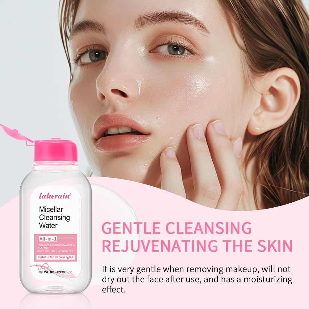 100ml Garnier Micellar Water Hydrating Facial Cleanser Deep Makeup Remover Cleaning Water Refresh Hydrate Cleansing Face Skin