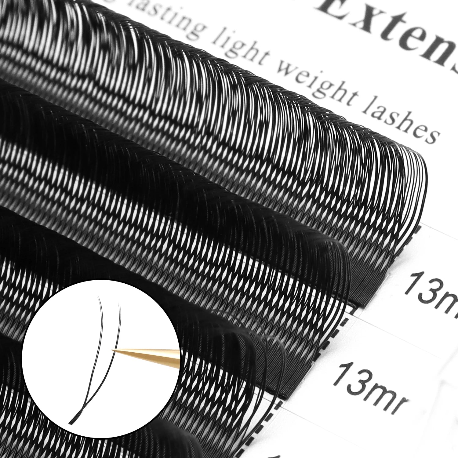 XIUSUZAKI  U-Shaped YY 3D 4D 5D W Eyelash Extensions New Style U/W Lashes Extension Mink Premade Volume Fans False Eyelashes