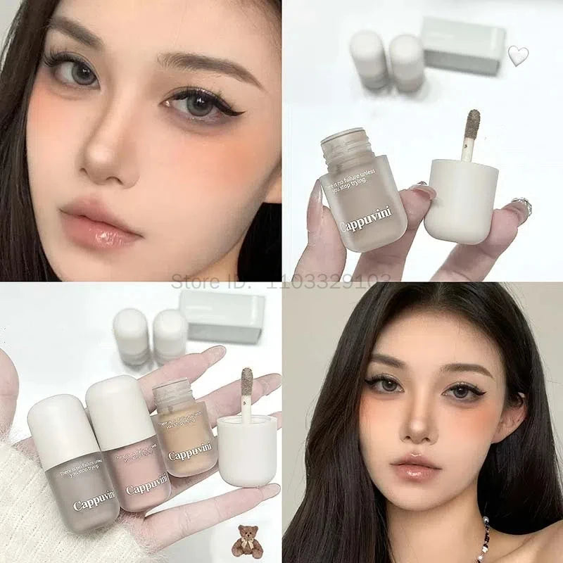 Grey Brown Facial Contour Shadow Cream Natural Nude Makeup Liquid Contouring Stick 3D Nose Shadow Brightening Bronzers Cosmetic