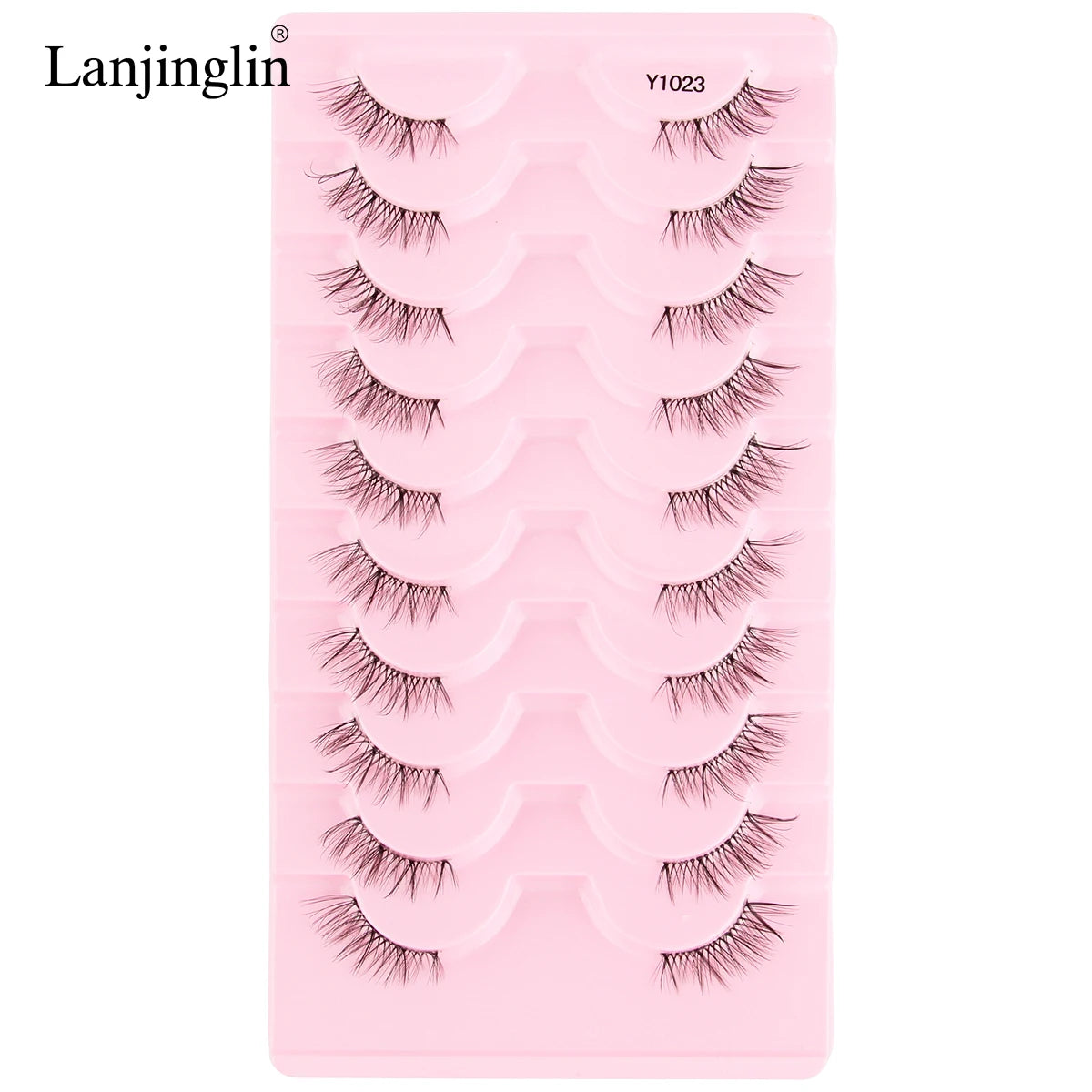 Fake Lashes 3/10 Pairs Half Lashes Cat Eye Natural Long Wispy 3D Mink Eyelash Reusable Makeup Tool Faux Cils maquillaje Cílios