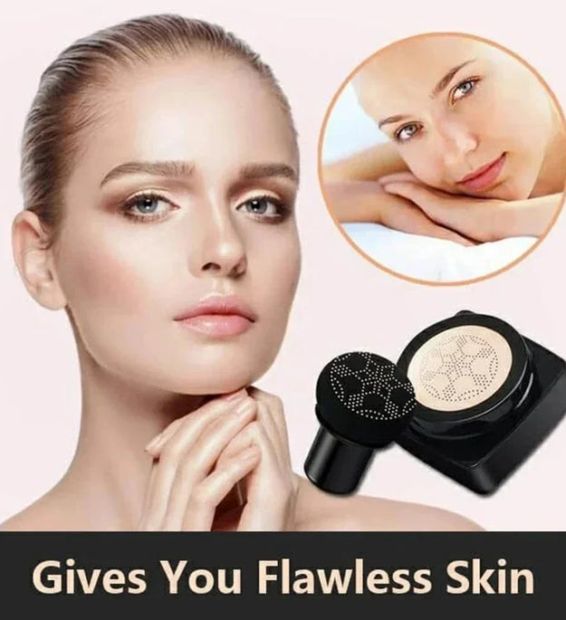 Waterproof BB Cream Mushroom Head Air Cushion CC Cream Moisturizing Matte Full Coverage Acne Scars Brighten Skin Tone Cosmetics