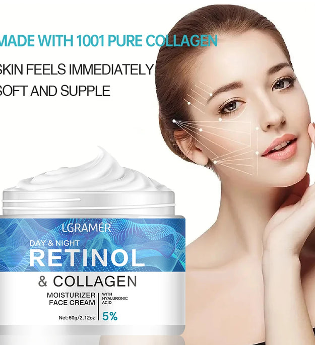 Retinol Firming Face Cream Lifting Neck Anti-aging Remove Wrinkles Night Day Cream Moisturizing Facial Serum Body Skin Care - BlissFully