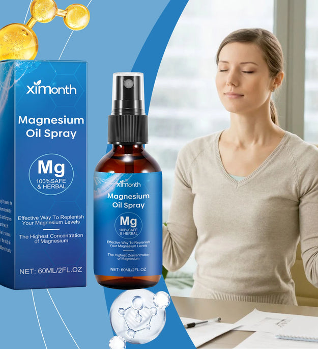 Essential Oil Magnesium Spray Relieves Muscle Body Pain Smoothes Softens Skin Magnesium Oil Spray Relaxation Better Sleep Care - BlissFully