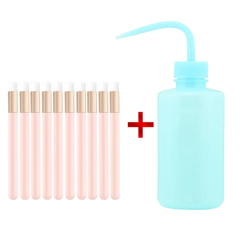 Lashtalk Mousse Clean Brush Bottle Eyelash Extensions Makeup Tools Fake Lash Shampoo Brush Washing Skin Care Beauty Health - BlissFully