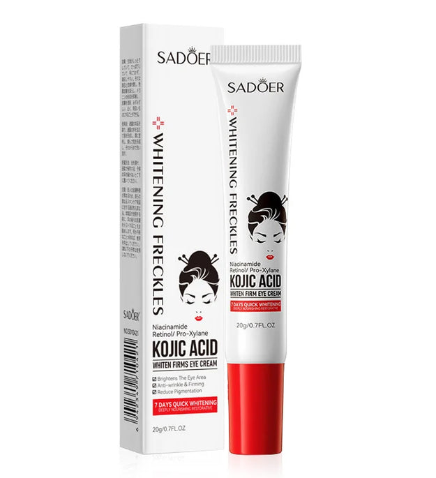 SADOER Kojic Acid Retinol Eye Cream Anti Dark Circles Remove Eye Bags Moisturizing Firming Beauty Eyes Skin Care Products - BlissFully