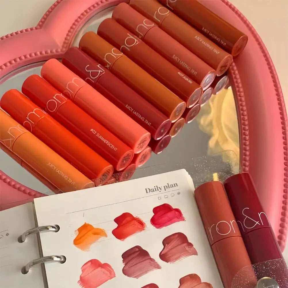 JUICY LASTING TINT Moisturizing Lip Gloss Juicy Glossy Texture Non-Sticky Long-Lasting Stain Korean Makeup Present Gift