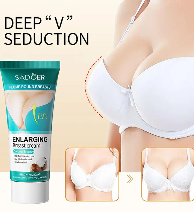 Fast Growth Breast Enlargement Cream Body Moisturizing Lift Firm Breast Improve Sagging Massage Chest Rapidly Smooth Skin Care
