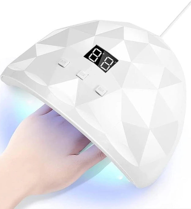 LULAA UV Nail Polish Lamp Gel Curing Polishing Lamp with Three Timing Modes & Automatic Sensing Mode Is Suitable for Home Salon
