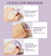 2 In1 Scrub   Blackhead  Silicone Facial Cleansing & Mask Brush  Deep Cleaning Tools Exfoliator Scrub Pore Facial Skin Care - BlissFully