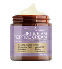 Firming Peptide Powerful Day and Night Cream, Brightening and Hydrating Skin Renewal Cream, Anti-Aging Facial Moisturizer - BlissFully