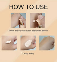 Face body sunscreen whitening sunscreen skin care cream sunscreen liquid foundation SPF50 UV protection skin - BlissFully