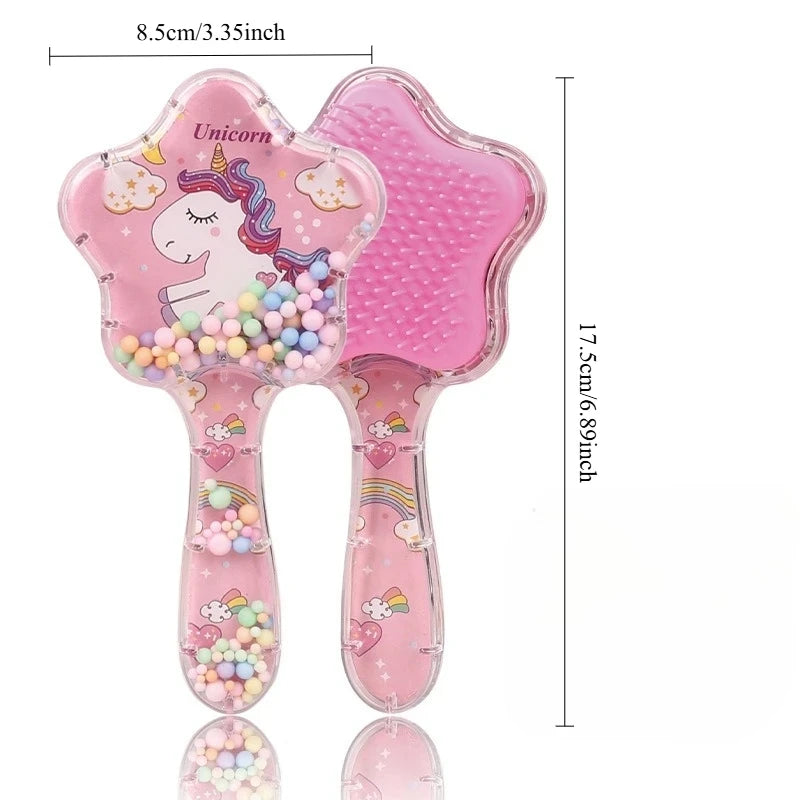 Cartoon Animal Baby Combs High Quality Anti-knot Hair Massager Kids Hair Brushes Hairdressing Comb for Children Adult Hair Care