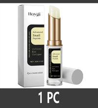 Snail Peptide Eye Cream stick reduce Dark Circles Eye Bags Firming Brightener Anti aging nourishing moisturize Eye Cream - BlissFully