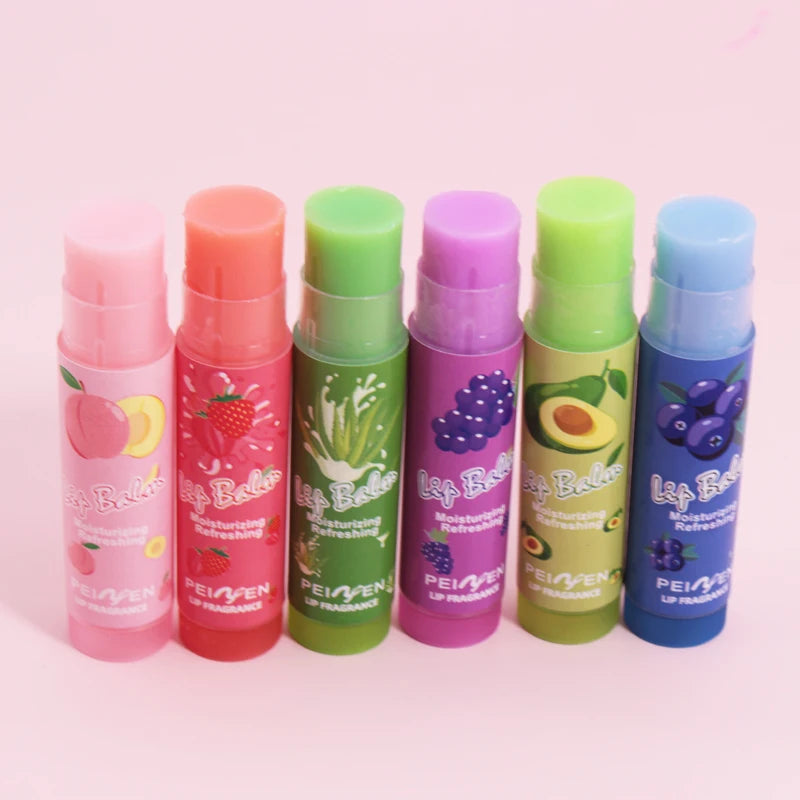 Fruit lip oil set, lasting moisturizing and nourishing lipstick, long-term lip care, Christmas gift for girls