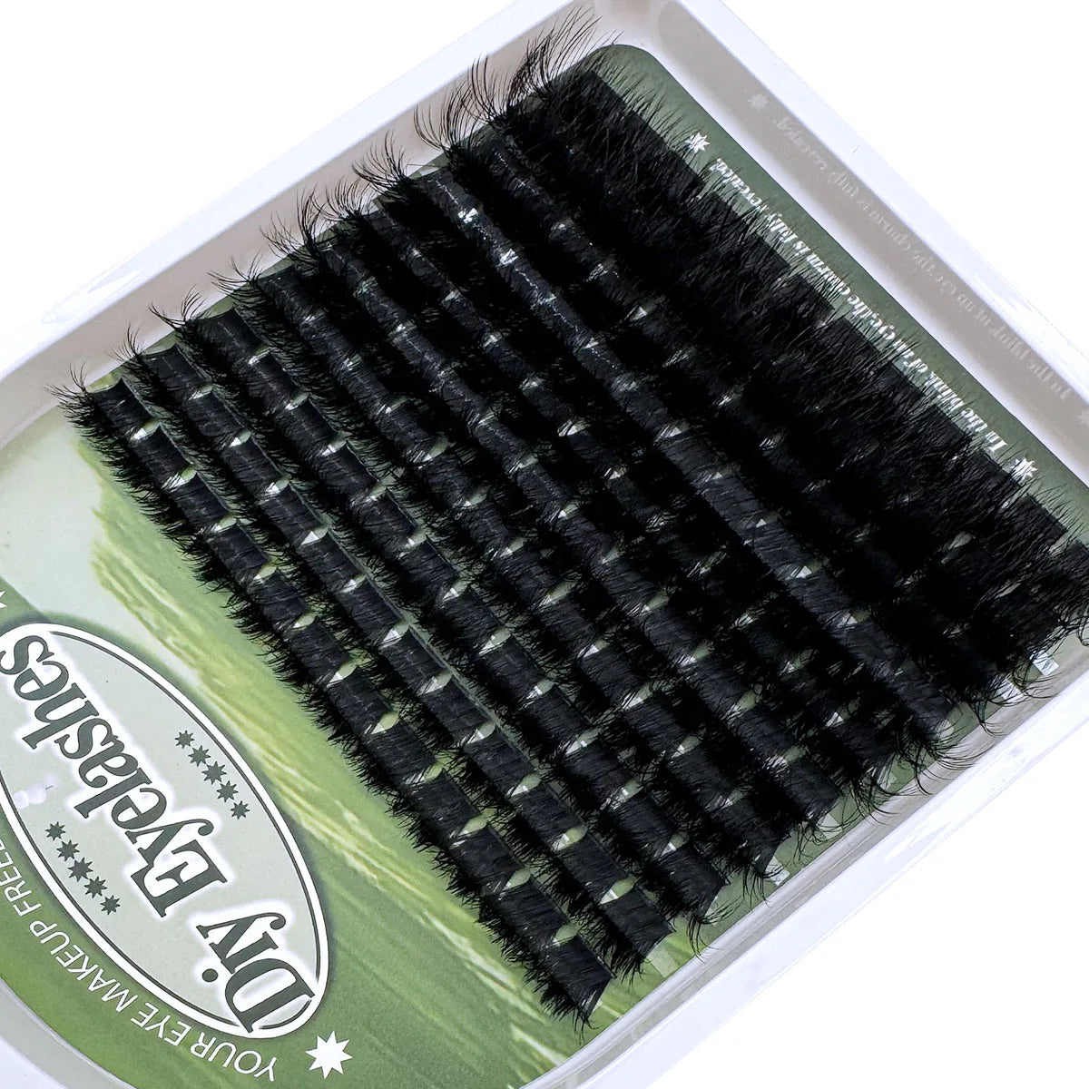 200D-50D Fluffy Lash Clusters Thick Cluster Eyelash Extensions Individual Lashes Mink Eyelash Clusters D Curl 8MM-16MM Dramatic