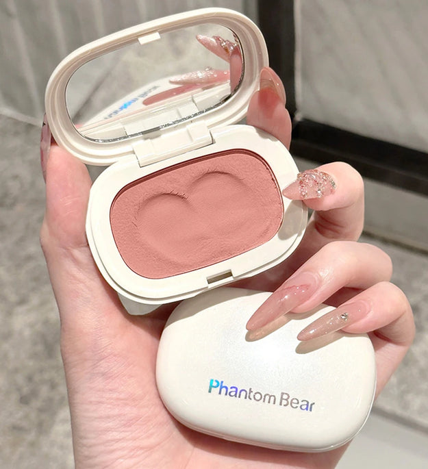 Single Color Blush Silky Texture High Color Rendering No Powder Feeling Low Saturation Long-lasting Natural Matte Blush Cream