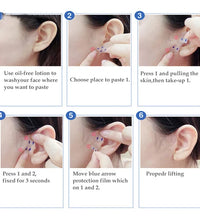 40-120PCS V-Shape Face Wrinkle Sagging Skin Adhesive Tape Lifting Face Stickers Invisible Transparent Thin Face Patche Lift Tool - BlissFully