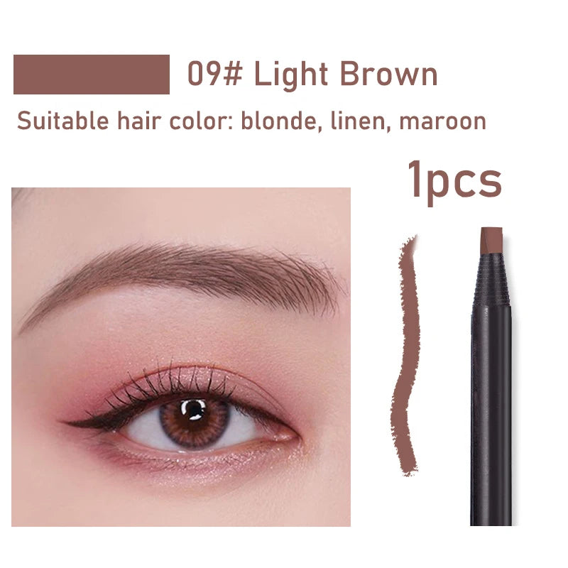 1pcs Long-lasting Waterproof Eyebrow Pencil Off with Brush Microblading Permanent Makeup Tools Pull Cord Peel-off Brow Pencil