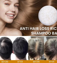 Organic Rice Shampoo Soap Bar Oil Free Conditioning Soap Rice Water Protein Nourishing Anti-loss Hair Hair Growth Soap Bar - BlissFully