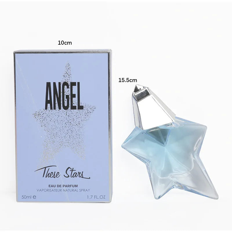Angel Eau De Parfum Refillable Spray Standing Star 50ml New Muler Pheromone Elegant Charm Fresh Natural Vitality Perfume Spray