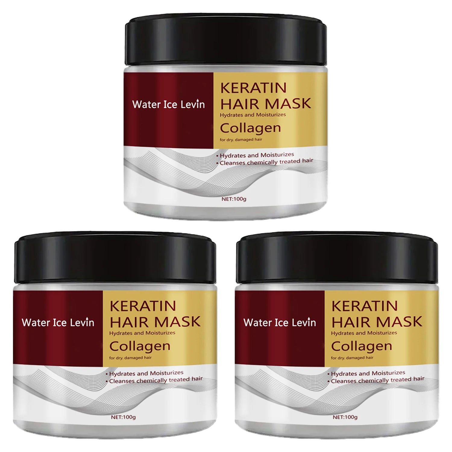 Collagen Keratin Hair Mask Dual Oil Control Moisturizer Conditioner Soft Smooth Frizz Damaged Repair Revitalize Hair Care - BlissFully