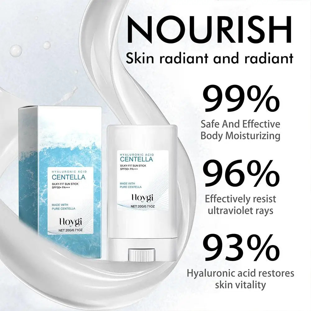 Hyaluronic Acid Face Serum Face Sunscreen Stick Refresh Sun Stick SPF50 PA Lightweight Sunscreen Stick Moisture Stick Sunscreen - BlissFully